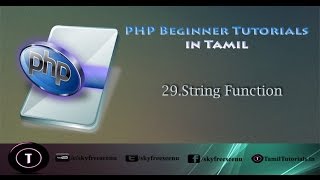 PHP Tutorials in Tamil 29 String Function