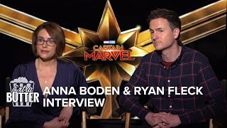 'Captain Marvel' Interview: Anna Boden \u0026 Ryan Fleck (Directors/Writers) | Extra Butter