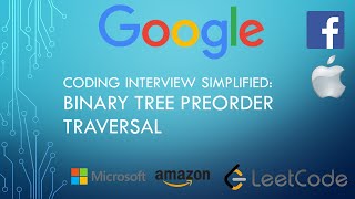 Coding Interview Tutorial 45: Binary Tree Preorder Traversal [LeetCode]