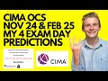 CIMA OCS Exam Nov 24 & Feb 25 BackOffice - My 4 Exam Day Predictions! | How to pass CIMA OCS exam |