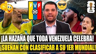¡UNA FIESTA EN VENEZUELA! REACCIONES DE LOCURA AL EMPATE HISTORICO DE LA VINOTINTO EN BRASIL