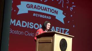2018 City Year Boston Graduation Speaker