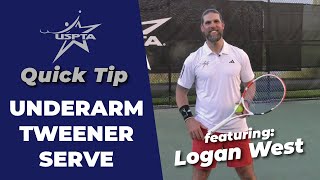 USPTA Quick Tip -- Underarm Tweener Serve