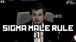 Magnus Carlsen Sigma Male Rule #1