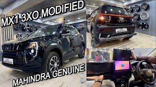 XUV 3XO MODIFIED AT R.B CAR ✅ XUV3XO MODIFICATION 2025 ✅ MX1 BASE MODEL ✅ MAHINDRA GENUINE PARTS ✅