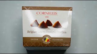 ASMR Unboxing Cornellis Belgian Cocoa Dusted Truffles