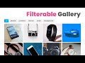 How To Create a Portfolio Filter Gallery using HTML CSS & jQuery | Filterable Image Gallery