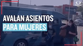 Asientos exclusivos para mujeres | Las Noticias Puebla -    🔴 Noticias en vivo en Puebla