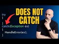 Handle C# async await exceptions the right way