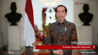 Presiden Jokowi ucapkan selamat HUT Ke-83 LKBN ANTARA