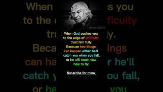 APJ Abdul Kalam best quote ✨ #god #trustingod #believe  #qoutes #motivation #shorts