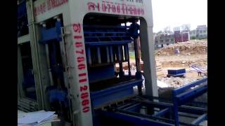 Fully automatic hollow block brick making machiney QT6-15