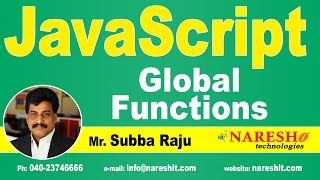 Global Functions in JavaScript | JavaScript Tutorial | Mr. Subba Raju