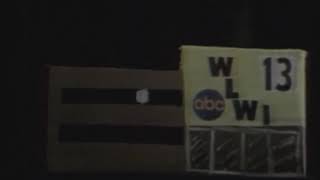 Sign-off - WLWI-TV13 (now WTHR) Indianapolis (1970s)