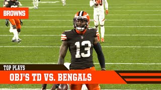 Odell Beckham Jr. 43-yard TD vs Bengals | Cleveland Browns