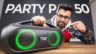 Boat PartyPAL 50 Sound Test Unboxing Review - Portable Speaker