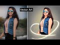 vector art photo editing || vector portrait cartoon photo editing || ashok sardar editz