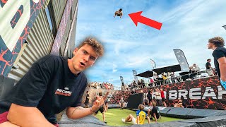 World's First 10 FLIPS Attempted On Trampoline! (World Record)