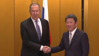 G20: Motegi meets with Lavrov | AFP