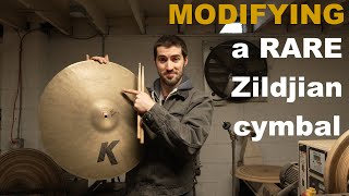 Rare Cymbal Modification (and an exploration into profile shape)