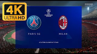 FIFA 23 - PSG vs AC Milan | UEFA Champions League 23/24 Full Match