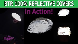 BTR Waterproof High Visibility \u0026 Reflective Cycling Bicycle Helmet Covers