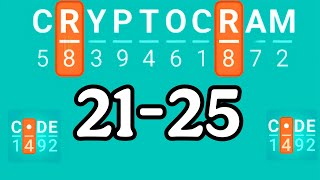CRYPTOGRAM level 21 22 23 24 25