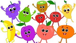 Ten Little Fruits Jumping On The Bed + More Nursery Rhymes And Baby Songs