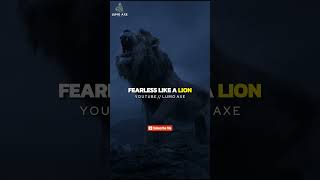 SIGMA RULES😎| Fearless like a LION !💪| #shorts motivation #shortsfeed #inspirationalquotes #viral