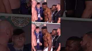 Tyson Fury & Francis Ngannou FACEOFF one FINAL TIME! | #Shorts