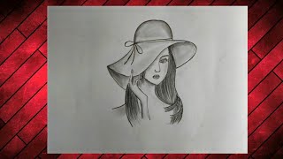 My recreation picture from farjana drawing academy||Girls wearing hat||
