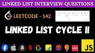 Linked List Cycle II - Leetcode 142 | JavaScript Floyd’s + Reset Pointer