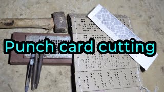 Punch card cutting - part 4