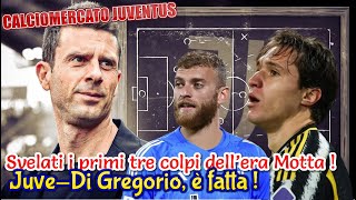 CALCIOMERCATO JUVENTUS: Svelati i primi tre colpi dell’era Motta ! Juve Di Gregorio, è fatta !