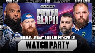 Power Slap 11 Watch Party l Watch Companion l Watch-A-Long