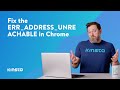 How To Fix the ERR_ADDRESS_UNREACHABLE in Chrome