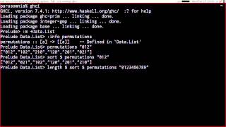 Project Euler Problem 24 - A live-coding exercise in Haskell