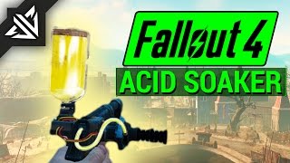 FALLOUT 4: How To Get ACID SOAKER Unique PISTOL in Nuka World DLC! (Unique Weapon Guide)