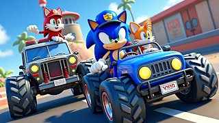 Sonic Racing: CrossWorlds | Speed, Strategy \u0026 Ultimate Battle! ⚡🏁 |Sonic The Hedgehog 3 Animation