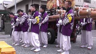 平成23年 南あわじ市上田八幡神社春祭り 宵宮 だんじり唄 円行寺「彦七」