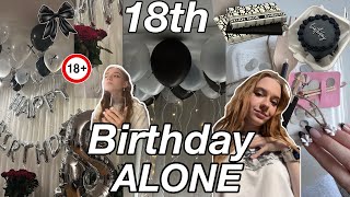 Celebrating 18th birtday alone vlog l bday preparation + celebration