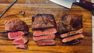 Chef’s Secret to Rare, Medium Rare, and Medium Steaks — and the Recommended Choice!