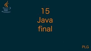 Java für Anfänger - 15 - final