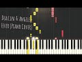 Dua Lipa & Angèle – Fever | Piano Pop Song Tutorial  Simple Piano