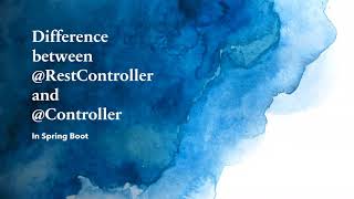 Difference Between @Restcontroller and @controller (english)