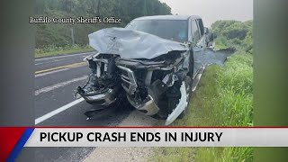 Buffalo County crash results in serious injury