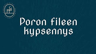 Poron fileen kypsennys