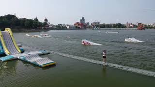 台灣之美 空拍 Lotus Wake Park 高雄蓮潭滑水主題樂園 萬聖節活動 DJI Mavic 2 PRO 4K畫質