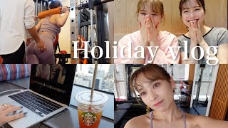 【日常vlog】夏に向けてトレーニング❗️意識高めな1日✌🏻ジム/カフェ/仕事