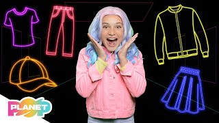 Fashion Show | Clothes 🧢👚 Song | ESL Kids Songs | English For Kids | Planet Pop | Learn English